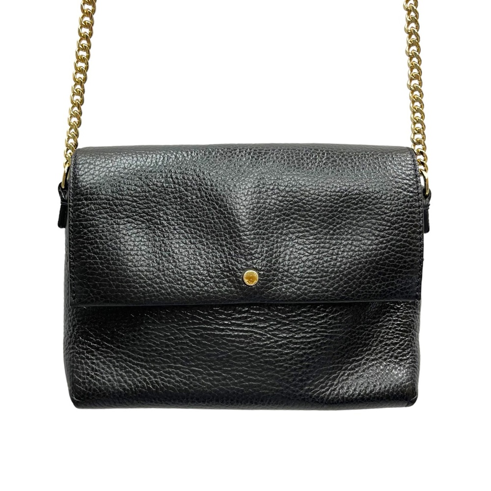 SOLD 🔴 Banana Republic leather shoulder bag Crossbody bag with gold chain - Picture 2 of 15